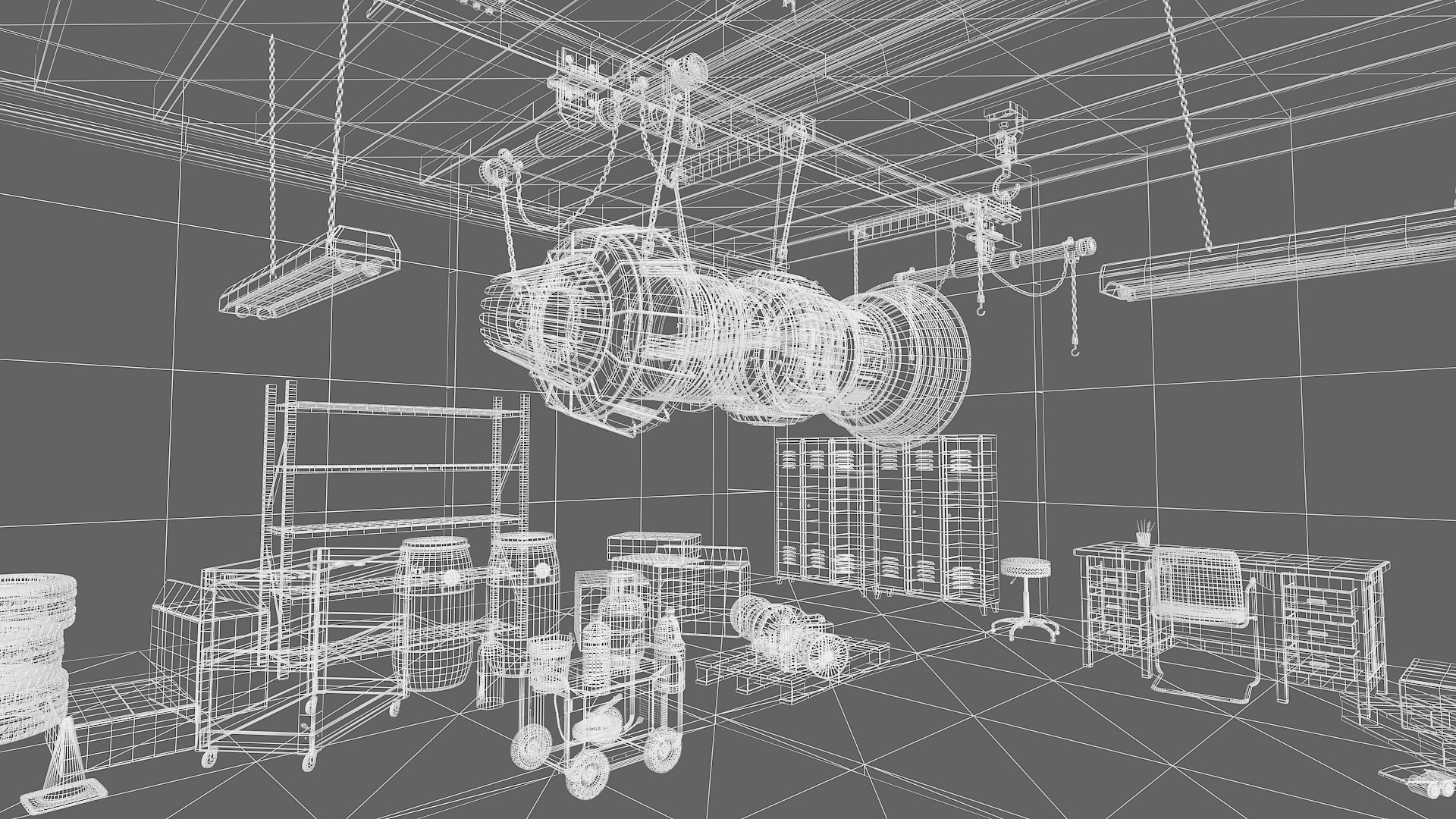 3D Model Workshop Props - TurboSquid 2251875
