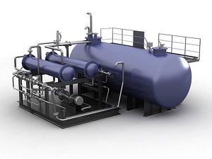 industrial boiler senergy valve 3D model