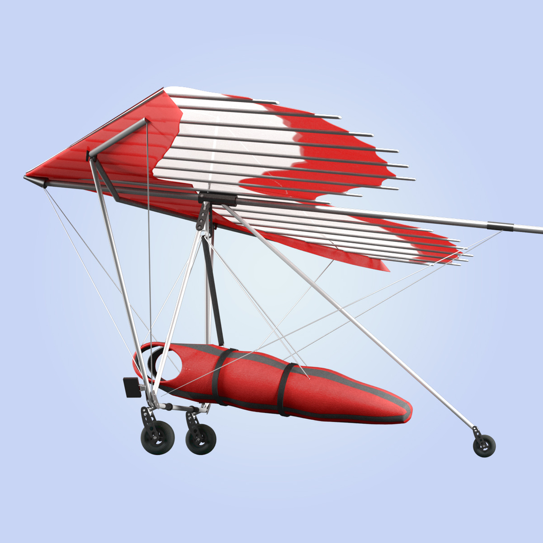 hang glider 3d model