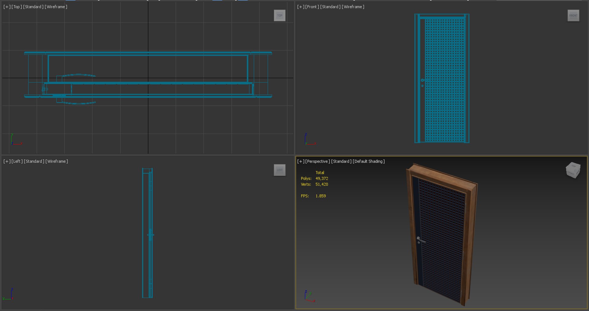 3D interior door - TurboSquid 1839475