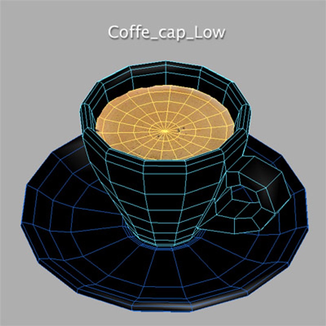 Cup Coffe Coffee 3d Model