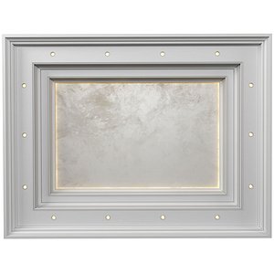 3D ceiling  Illuminated in modern style model