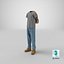 Herrenstiefel mit Jeans, T-Shirt und Rucksack 10