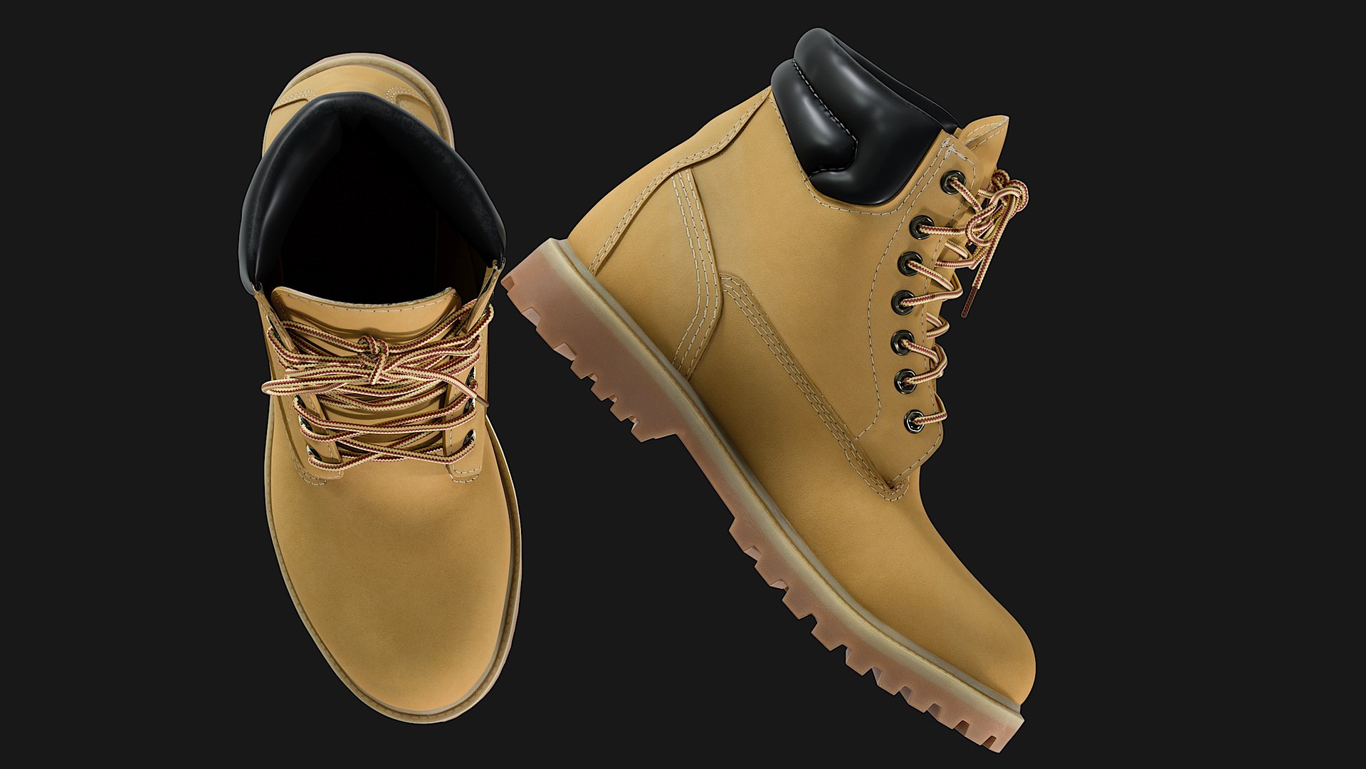 3D realistic men s boots https://p.turbosquid.com/ts-thumb/R7/Akooni/wWYN9nxc/_view05/jpg/1608483572/1920x1080/fit_q87/fbe24964efe7f90136827a4a421c37f37ae5c95c/_view05.jpg