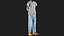 Herrenstiefel mit Jeans, T-Shirt und Rucksack 10