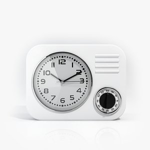 3d model alarm clock