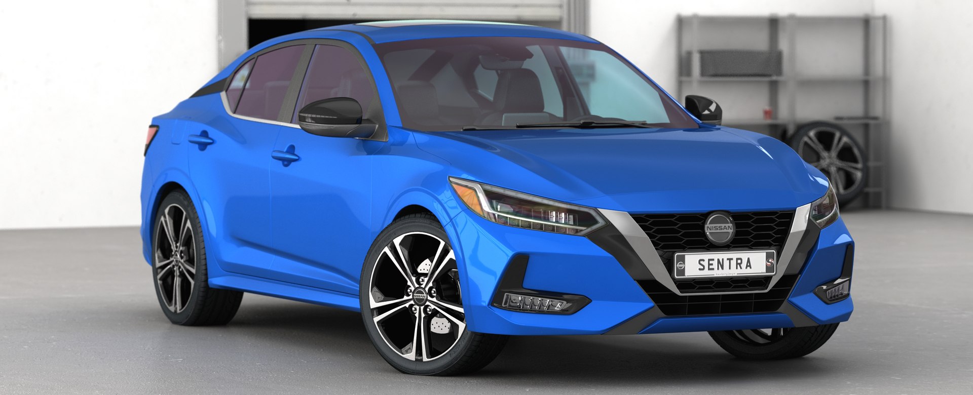 Realistic nissan sentra 2020 3D - TurboSquid 1628441