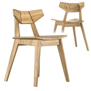 3D model facet chair