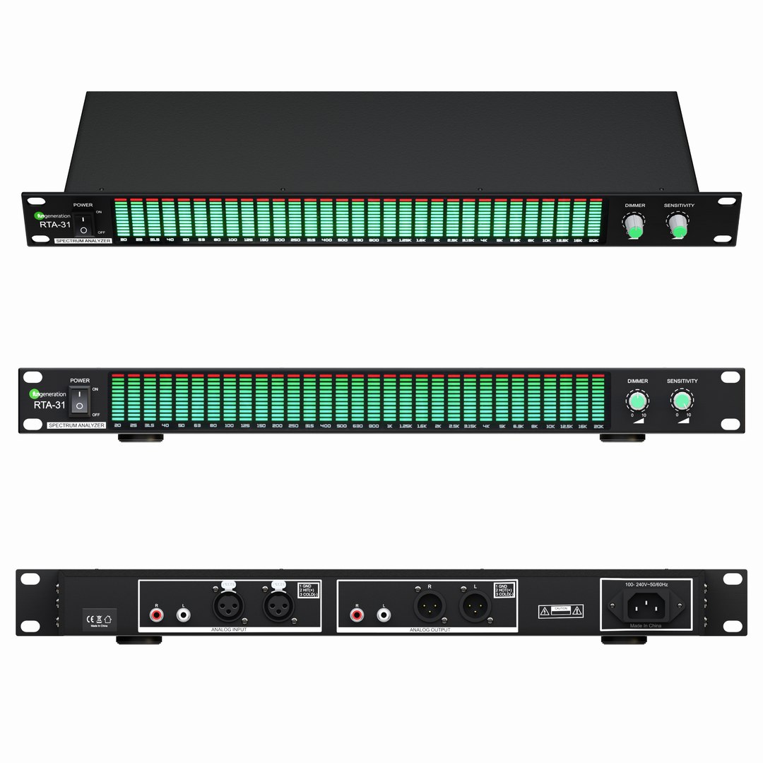 3D Model Spectrum Analyser - Fun Generation RTA-31 - TurboSquid 2149055