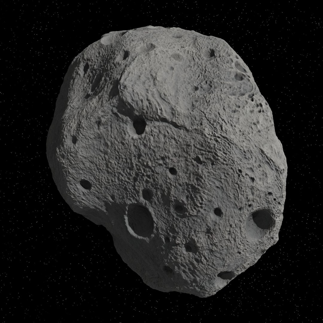 3dsmax Asteroid Meteoroid Rock