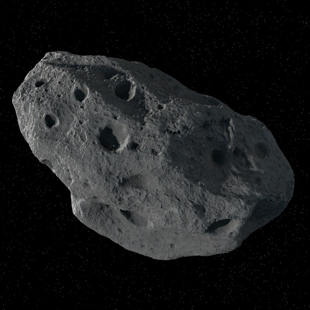 3dsmax Asteroid Meteoroid Rock