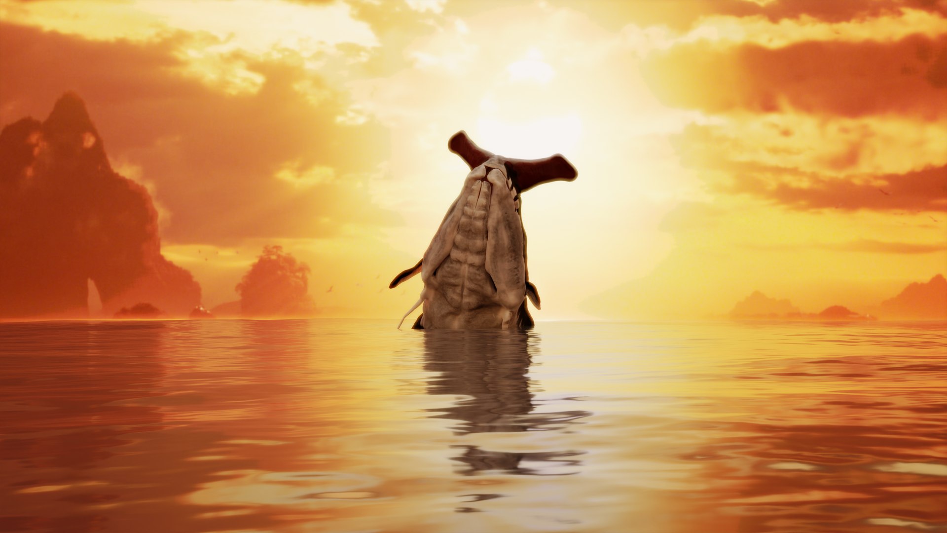 3D Tulkun Animated Rigged 3D Model Inspired By Avatar The Way Of Water ...
