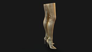 knife boots 3D model