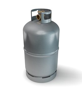 metal gas cylinder 3d model