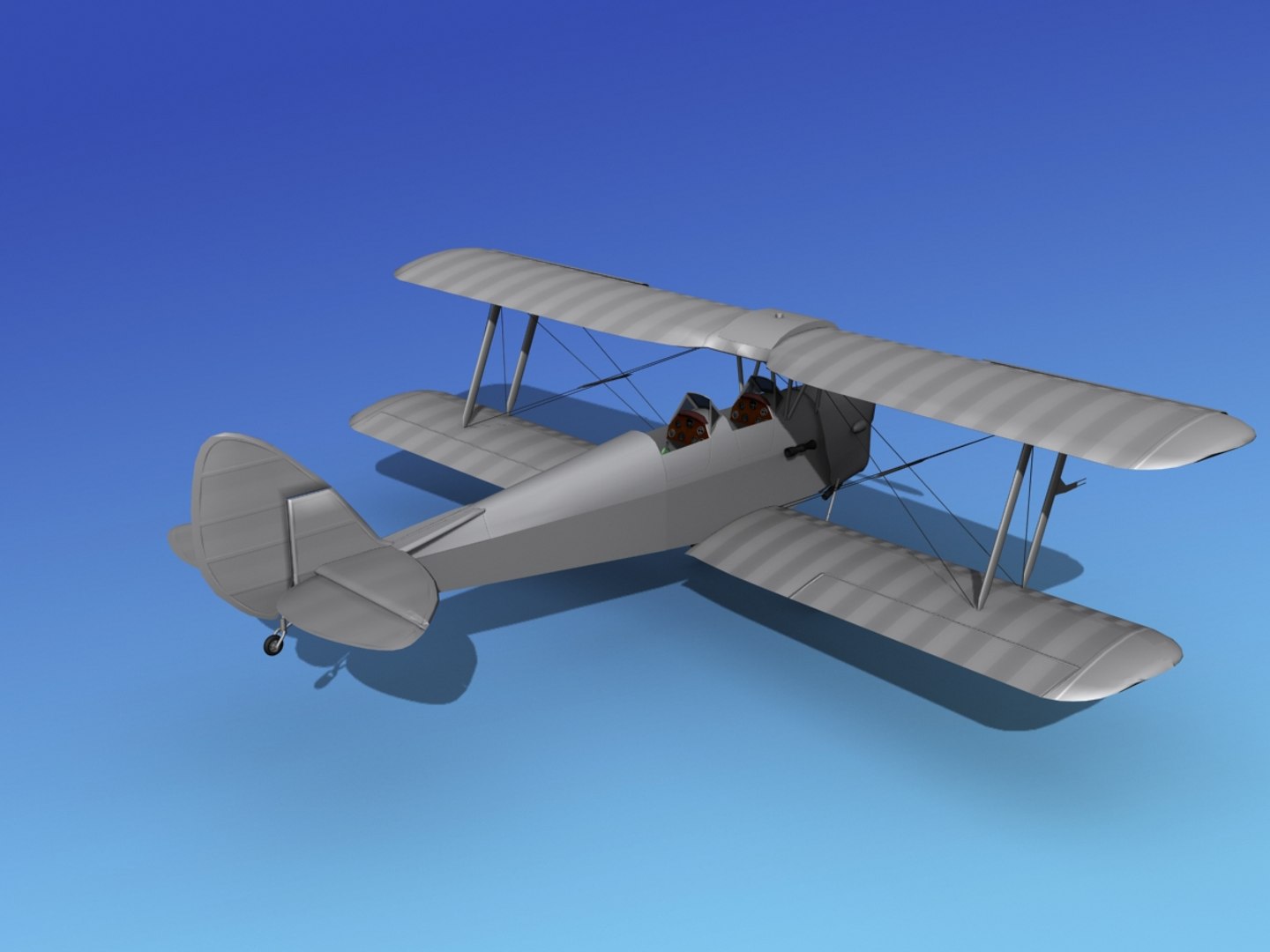 Tiger Moth 3d Model