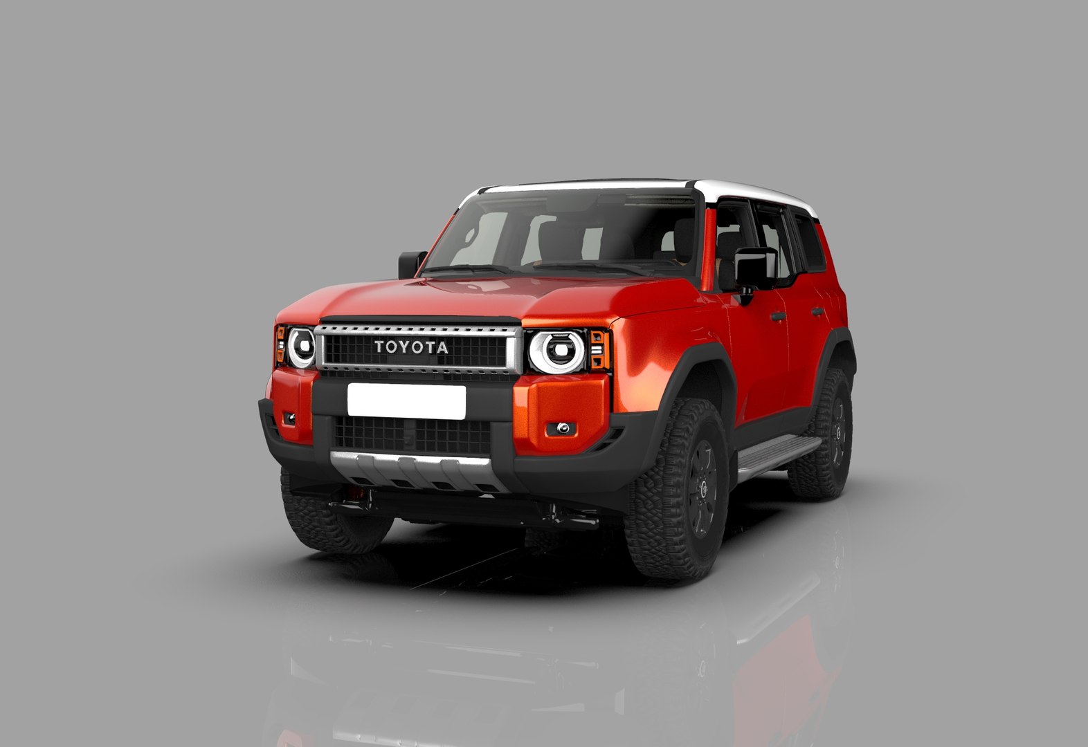 ランドクルーザー LC250 物足りない 2024(R6).4〜 3D ラバーマット 1列目 