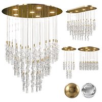 Barovier  Toso Germogli Chandelier Set of 4