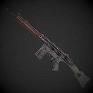 Heckler and Koch Gewehr 3 A3 3D model