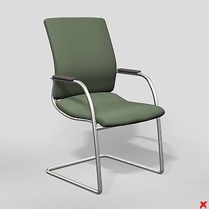 3d model chair office