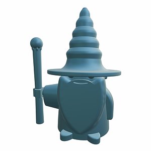 Little Wizard Figure 3D