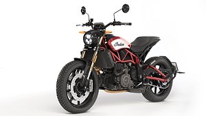 Indian FTR 1200 S 2019 3D model
