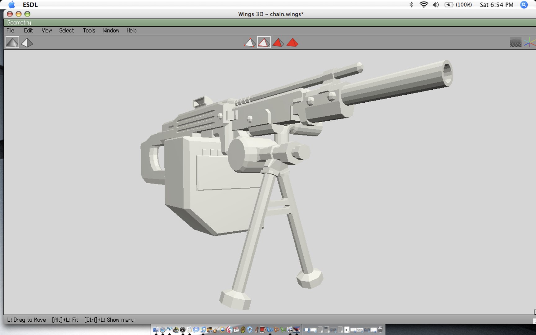 3ds Max Machine Gun Chain