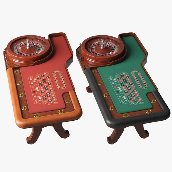 3D Roulette Table 3D model