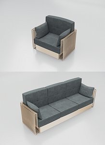 3D armchair sofa chair