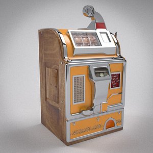 slot machine 3d obj