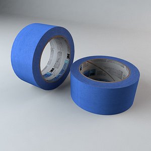 Blue Masking Tape Roll