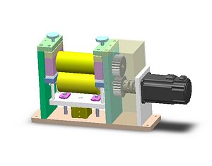 3D coil film conveying mechanism
