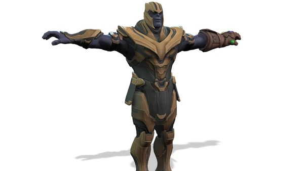 Thanos T- Pose - Download Free 3D model by Jav0k (@Jav0k) [fb25ea1]