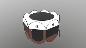 Pet Cage 3D Model