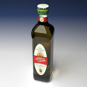 bottle olive oil 3d model