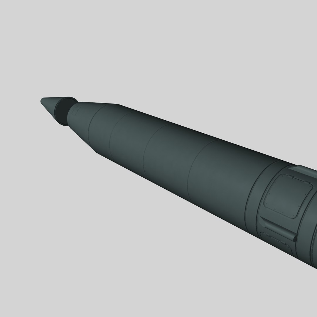 Soviet Ss-5 Skean Missile 3d Model