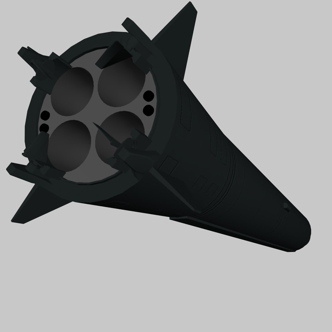 Soviet Ss-5 Skean Missile 3d Model