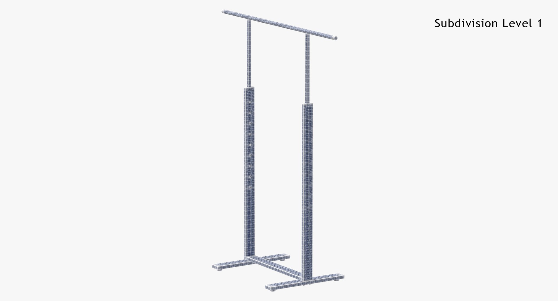 Clothing  Single Bar Rack Metal Black and White 3D model https://p.turbosquid.com/ts-thumb/R8/CzkAmE/WE/clothing_single_bar_rack_metal_subdiv1_0001/jpg/1662041610/1920x1080/fit_q87/38396ed2ee07fe582718afdd858038a69c802851/clothing_single_bar_rack_metal_subdiv1_0001.jpg