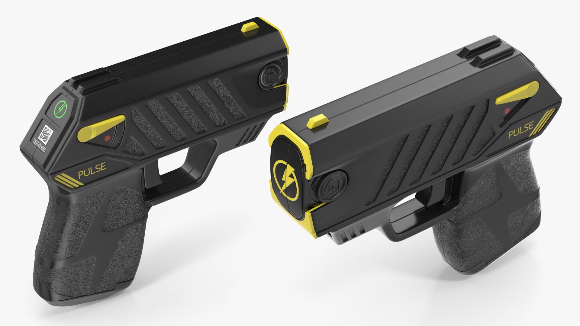 Compact Stun Gun LASER Pulse Black 3D model TurboSquid 1985446