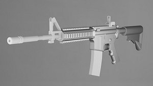 M4A1 Assault-Rifle 3D model