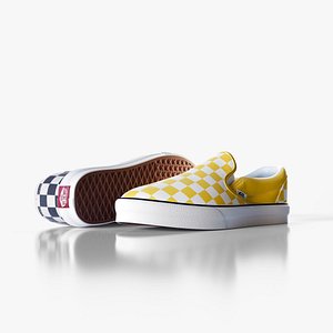 Vans Checker Slip on Shoe 3D model