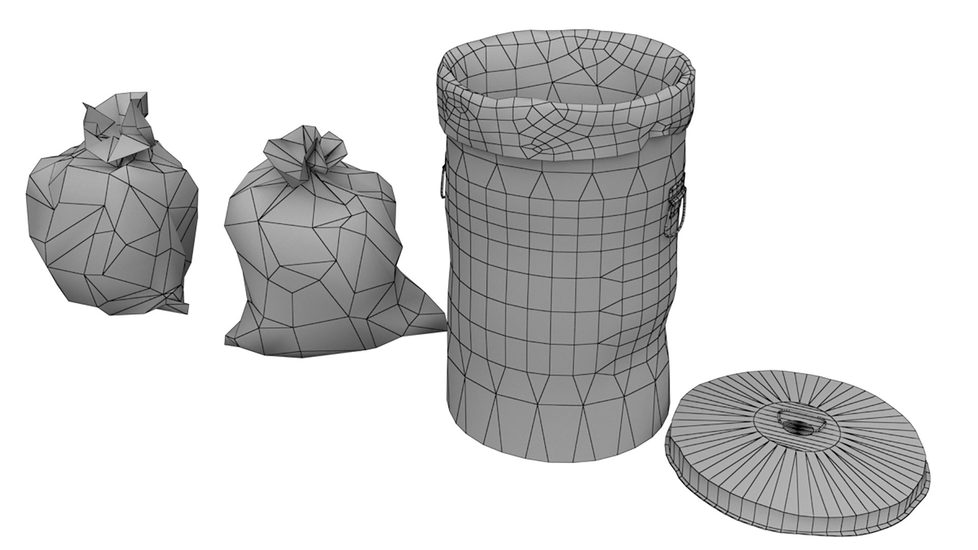 3D Model Trash Bin - TurboSquid 1701184