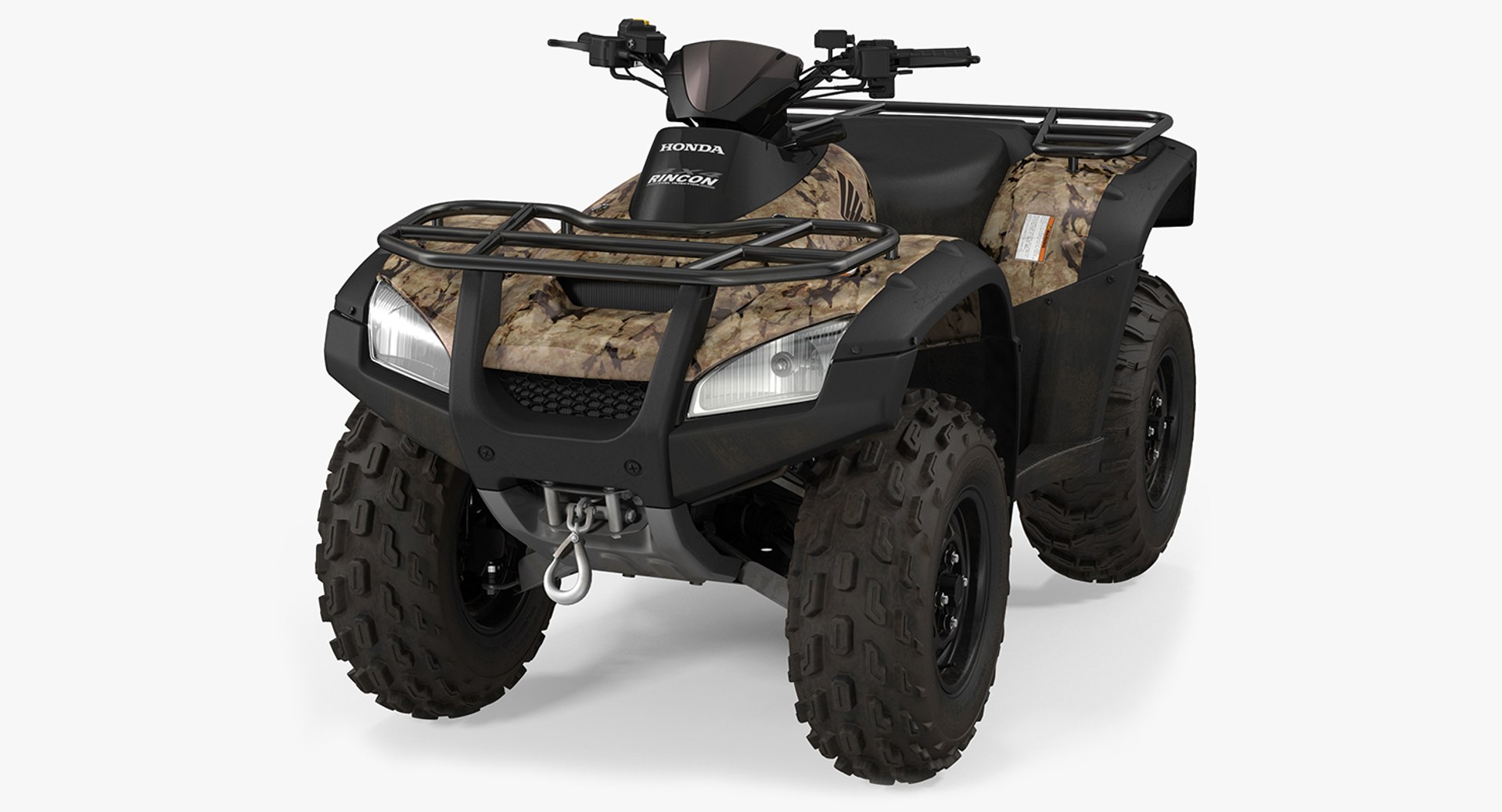 Honda Quad Bike 3D model preview