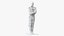 Straitjacket Mannequin Figure White