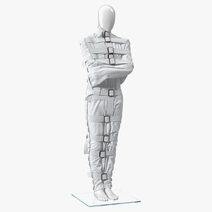 Straitjacket Mannequin Figure White