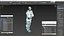 Straitjacket Mannequin Figure White