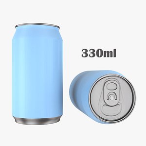 3D beverage 330ml model