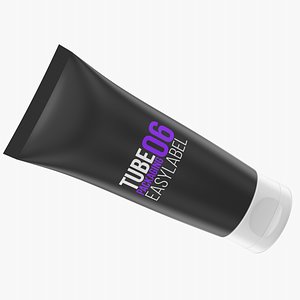 3D realistic tube packaging model