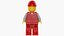 Minifigurka Lego męska sportowa