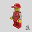 Minifigurka Lego męska sportowa