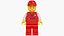 Minifigurka Lego męska sportowa